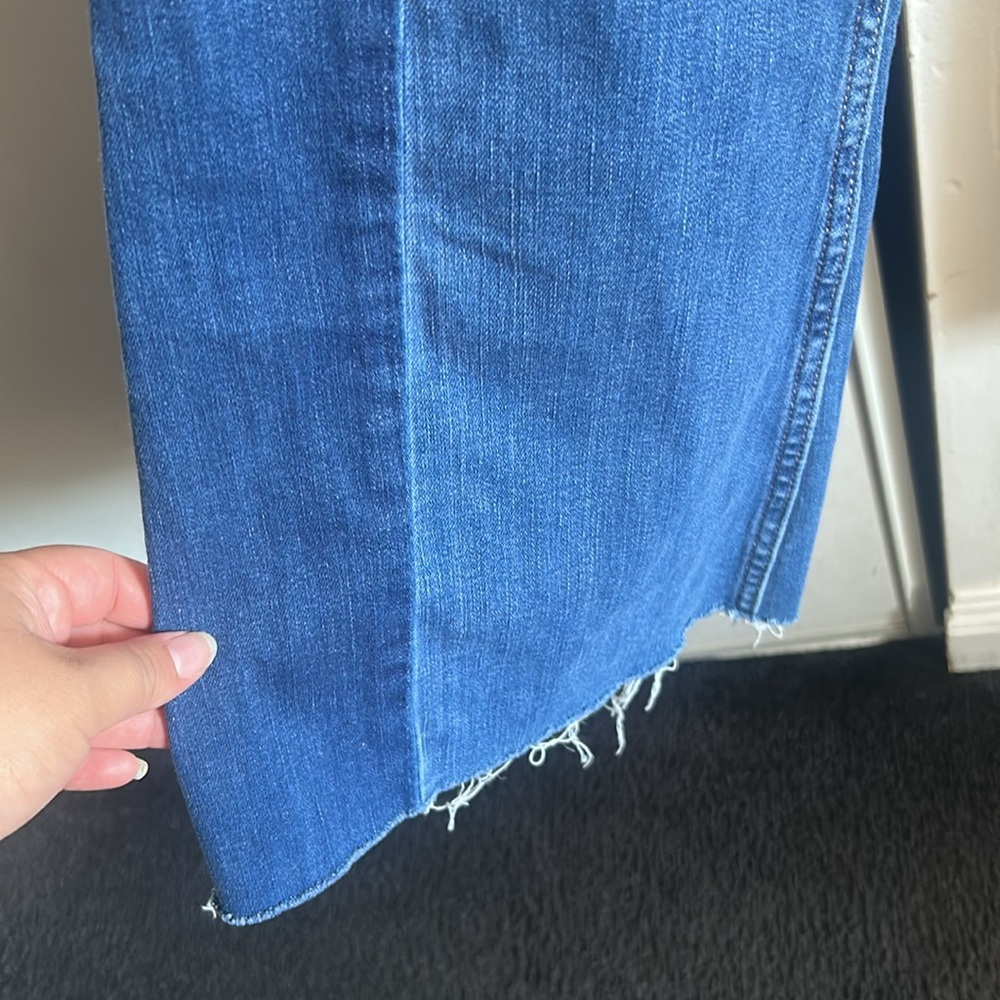 Hollister Blue Flare Wide Leg Jeans - Picture 6 of 7